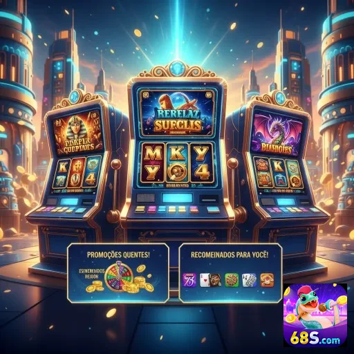 Ilustração de Experimente o Melhor dos Slots Online com 68s