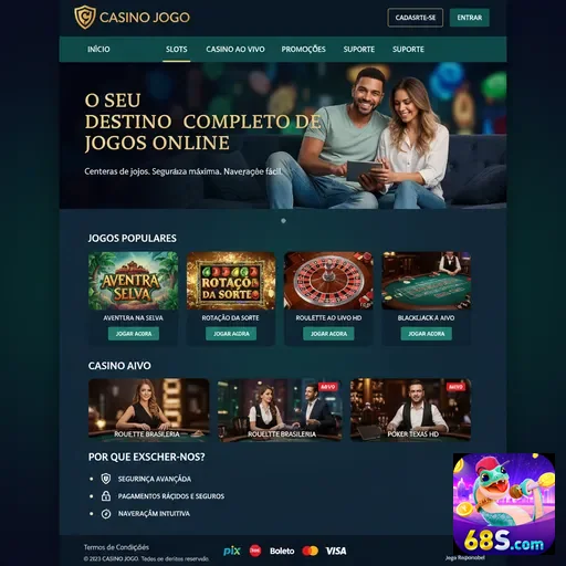 Ilustração de Acesse servicos VIP de cassino online na 68s com segurança